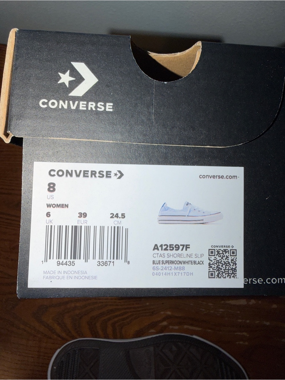 Converse CT Shoreline Slip-On Light Blue Womens Size 8 New in Box - Picture 2 of 4